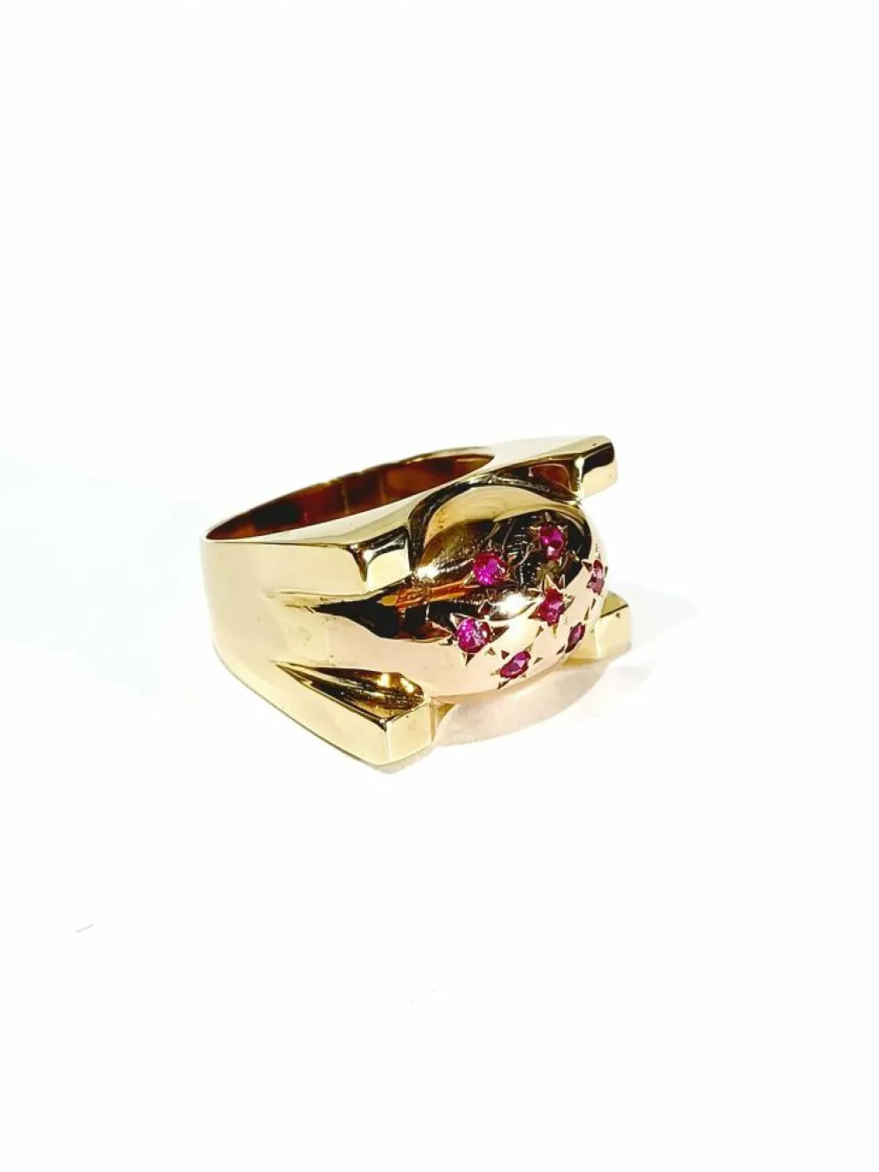 Bague en or rose Constellation