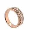 Bague En Or Rose et Diamants