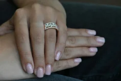 Bague En Or Rose et Diamants