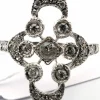 Bague en platine avec diamants