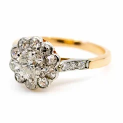 Bague en platine et Diamants