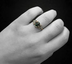 Bague en saphir et diamant, années 1930