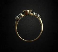 Bague en saphir et diamant, années 1930