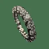 Bague entière en or avec diamants de 3 ct.