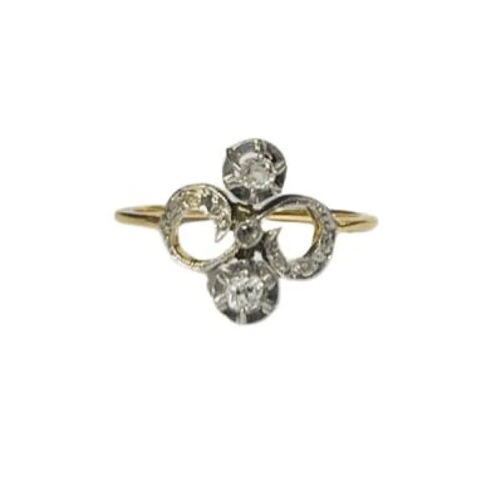 Bague Entrelacs Diamants