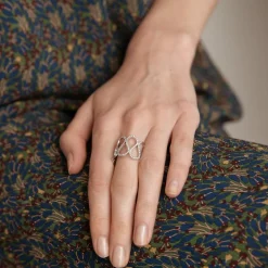 Bague Entrelacs Diamants