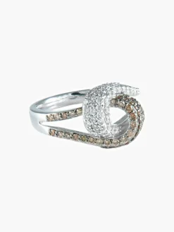 Bague Entrelacs Diamants