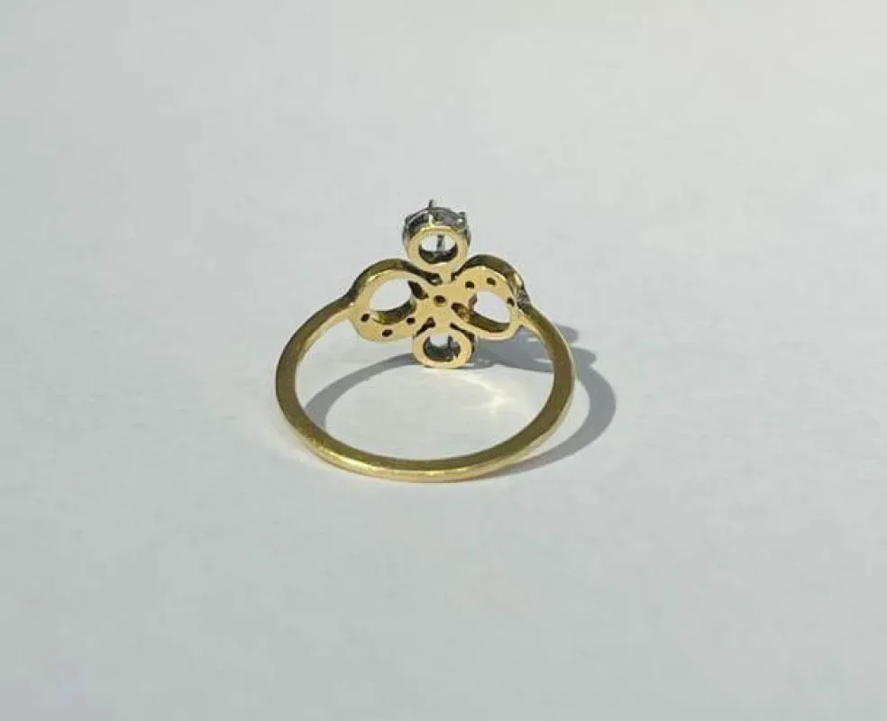 Bague Entrelacs Diamants