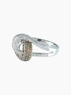 Bague Entrelacs Diamants