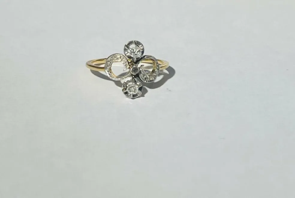 Bague Entrelacs Diamants