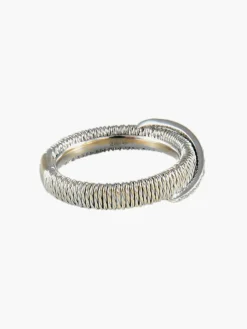 Bague Entrelacs Diamants ORO TREND