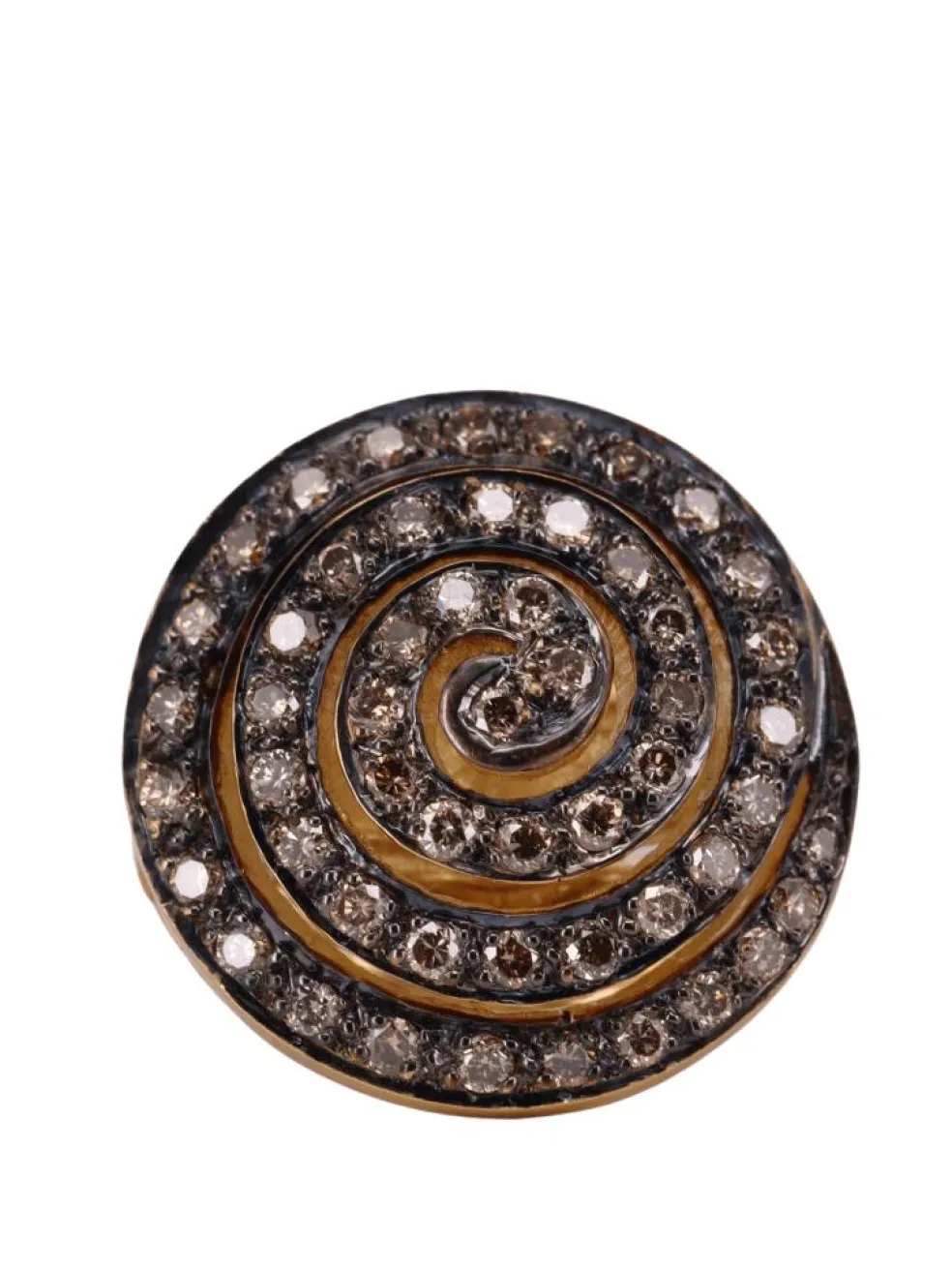 Bague escargot Or jaune Diamant