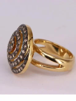 Bague escargot Or jaune Diamant