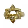 Bague Etoile de David or et diamants