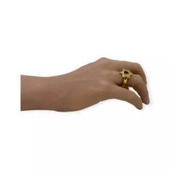Bague Etoile de David or et diamants