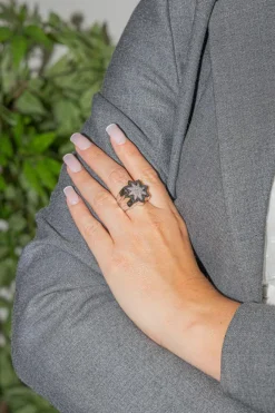 Bague Etoile Or blanc Diamant
