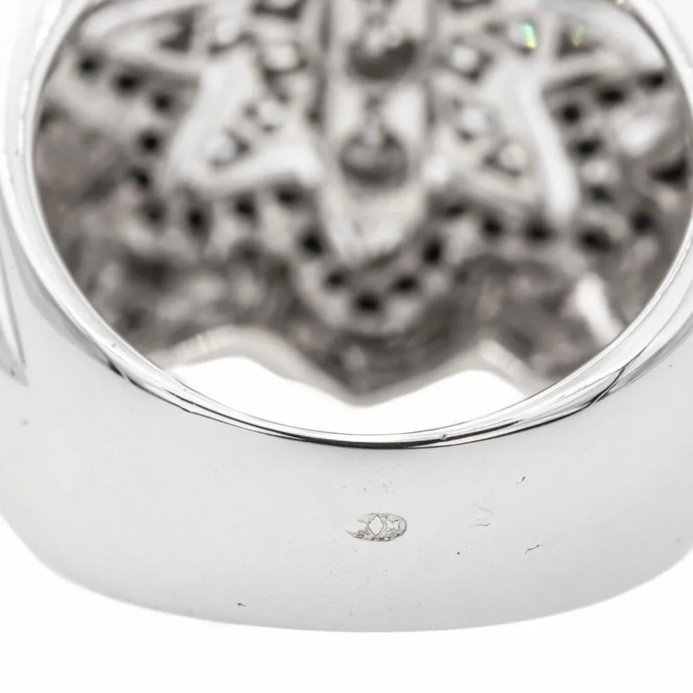 Bague Etoile Or blanc Diamant