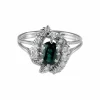 BAGUE "ETREINTE" OR DIAMANTS & SAPHIR
