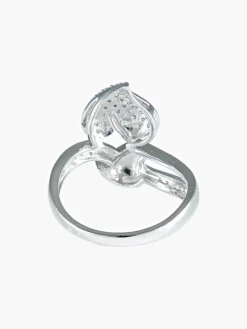 Bague Feuilles Diamants