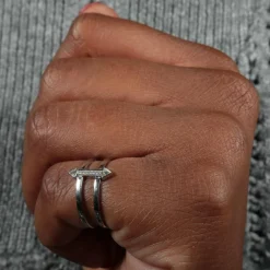 Bague Flèche Diamants