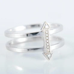Bague Flèche Diamants