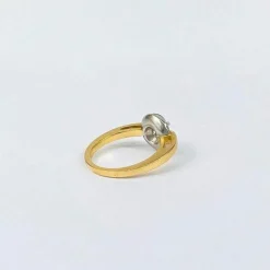 Bague Fleur 2 Ors Diamant