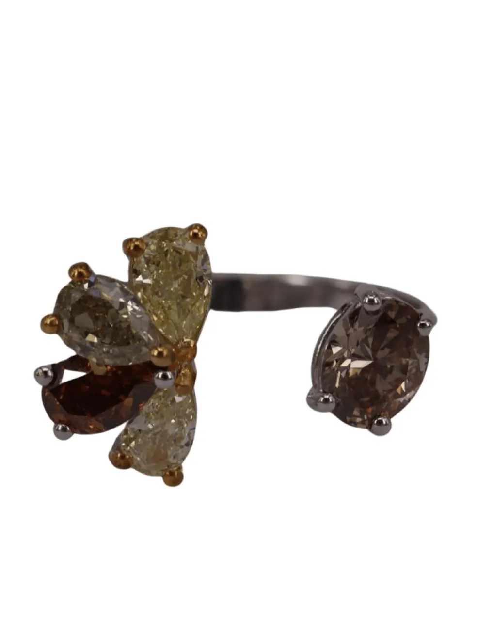 Bague Fleur Diamants