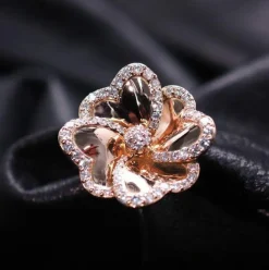 Bague Fleur Diamants