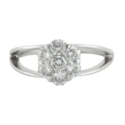 Bague Fleur Diamants
