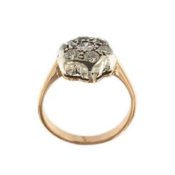 Bague Fleur diamants