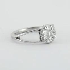 Bague Fleur Diamants