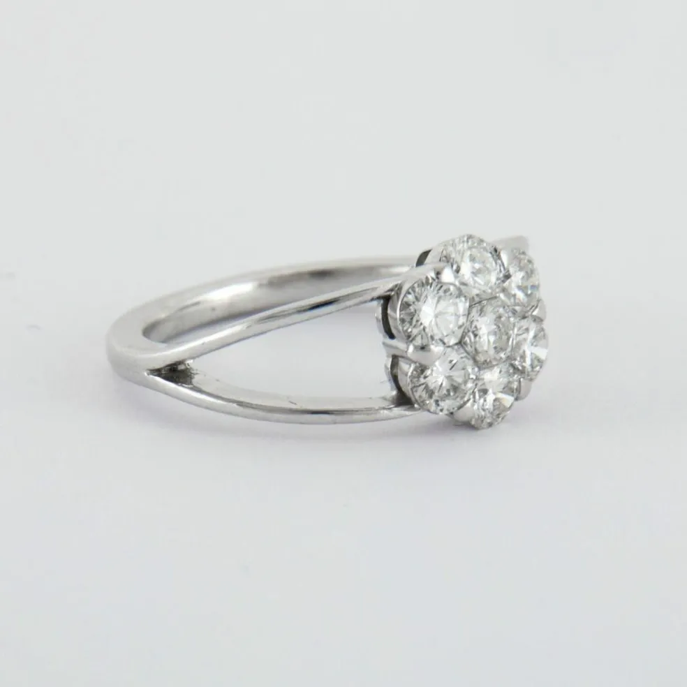 Bague Fleur Diamants