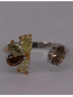 Bague Fleur Diamants