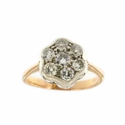 Bague Fleur diamants
