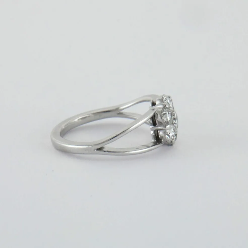 Bague Fleur Diamants