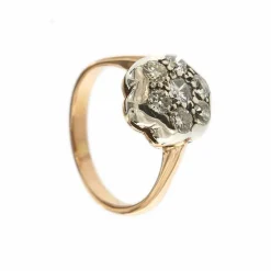 Bague Fleur diamants