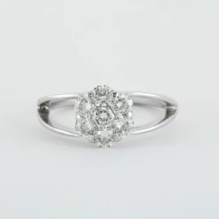 Bague Fleur Diamants
