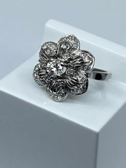 Bague Fleur Diamants