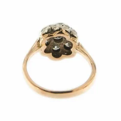 Bague Fleur diamants