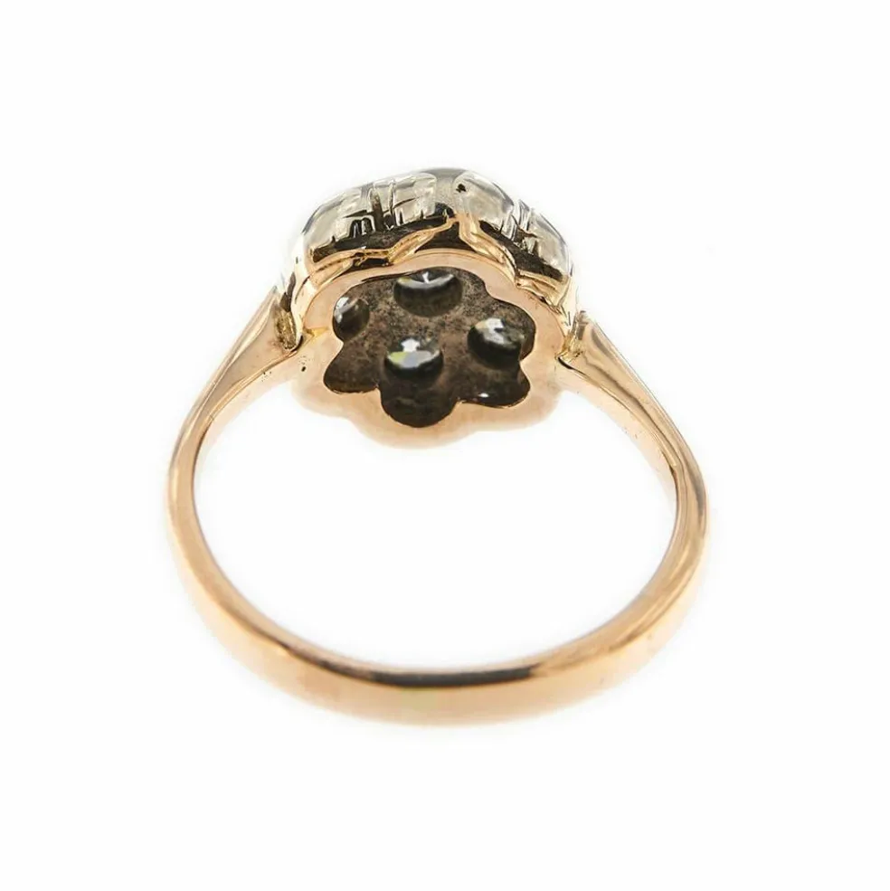 Bague Fleur diamants