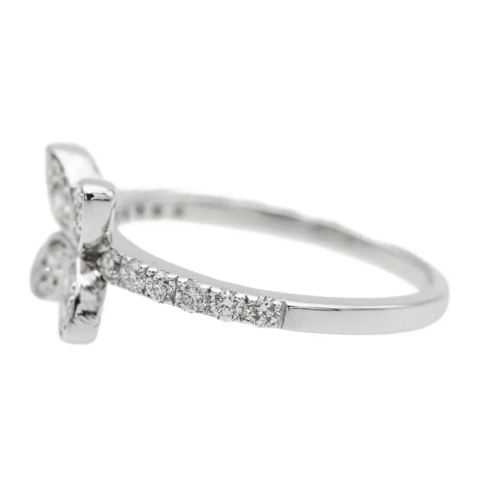 Bague Fleur Or blanc Diamant