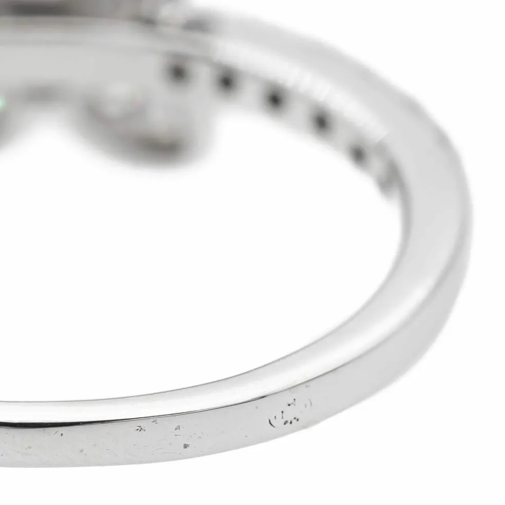 Bague Fleur Or blanc Diamant