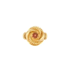 Bague Fleur or et tourmaline