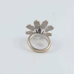 Bague Fleur Perle de Tahiti Diamants
