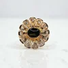 Bague Fleur Saphir étoilé