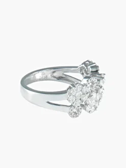Bague Fleurs Diamants