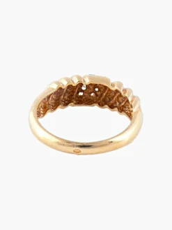 Bague Godron Or Jaune