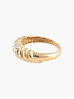 Bague Godron Or Jaune