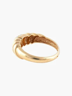 Bague Godron Or Jaune