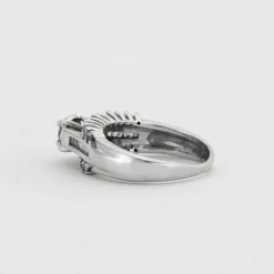 Bague Godrons Diamants